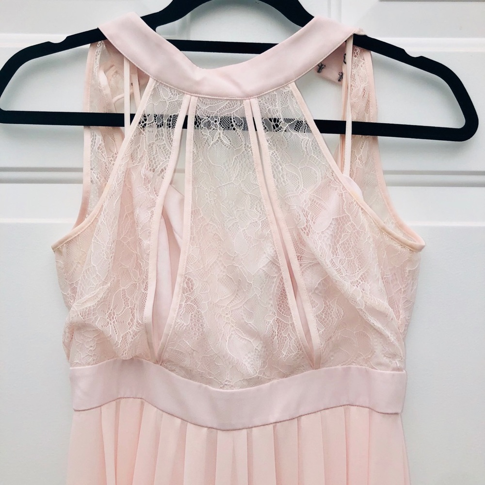 BCBG MaxAzria light pink dress